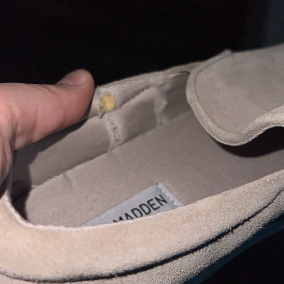 Steve Madden Grey Slip On Sneakers - Picture 3 of 5